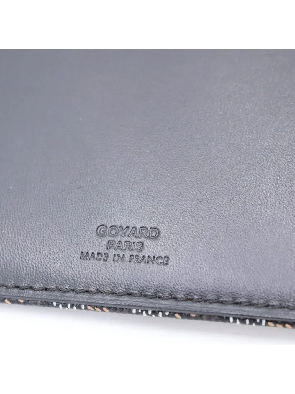 Goyard Castiglione Cover Herringbone Notebook Brown Agenda